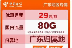 广东电信流量卡